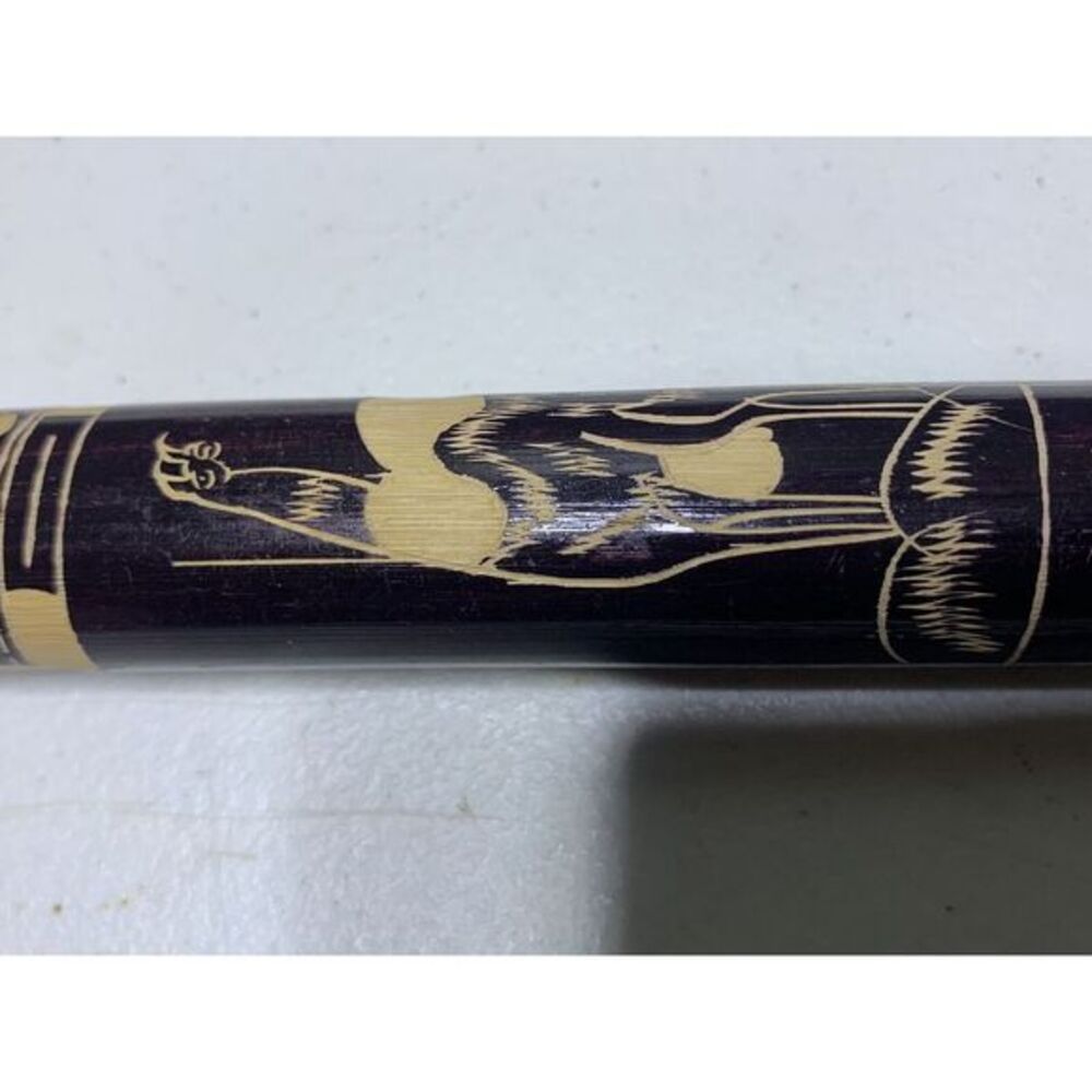 Vintage walata Grande LTDA Carved‎ Wood Flute Bolivia - Picture 5 of 8